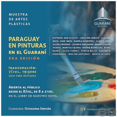 PARAGUAY EN PINTURAS EN EL GUARANI - 2DA EDICIN - Curadura: Osvaldina Servin - Jueves, 7 de Julio 2022